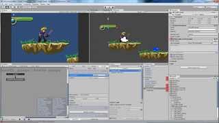 ART155: Unity Part 7 -- 2D Sprite Health Gauge and Lives with Playmaker