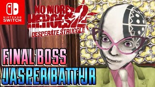 No More Heroes 2: Desperate Struggle on Switch Final Boss JASPER BATT JR