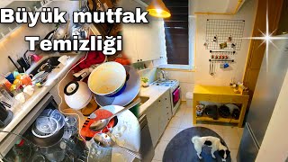 BÜYÜK MUTFAK TEMİZLİĞİ | KITCHEN CLEANING |EV VLOG