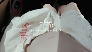 Simple living vlog ▸ Celebrating 4th year wedding anniversary + Joya Onsen Cafe experience