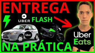 NOVIDADE UBER FLASH, COMO FAZER UMA ENTREGA DE CARRO E MOTO 2024 PELA UBER.