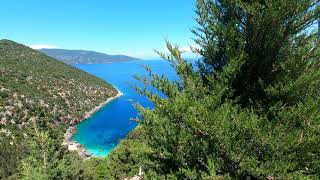 Coastline near Antisamos beach - Kefalonia, Greece.