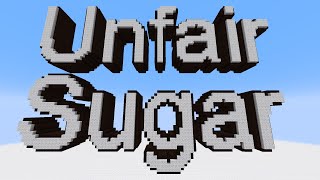 A white world of hate! Unfair Sugar | Minecraft map