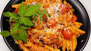 Easy Pasta Recipe | Creamy Rose Pasta | Delicious Rose Pasta Recipe | Three Layers Of Tomato Flavor