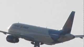 Israir Airbus 320 taking off rwy 26 at Ben Gurion airport-Israel