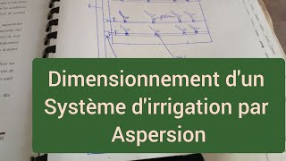 Dimensionnement système d'irrigation par aspersion sur 1ha .