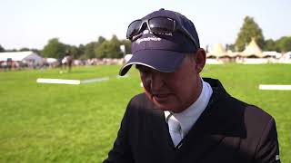 Matthew Heath happy with the improvement in performance at Burghley