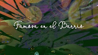 Cecilia Noël - "Famosa en el Barrio" (Lyric Video) - Famous in my Neighborhood