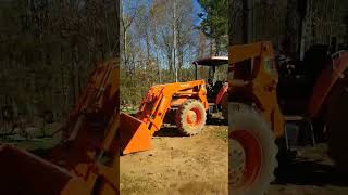 I'm so excited, brand new loader on the M9960. #tractor #kubota #farmer #ag