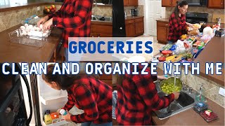 GROCERIES | CLEAN AND ORGANIZE WITH ME | MOTIVATION | Sandra Frenchmily