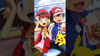 pokemon Ash and  serena#edit #pokemon