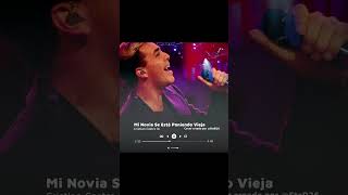 Cristian Castro cantando Mi Novia Se Está Poniendo Vieja de Ricardo Arjona #shorts #ia