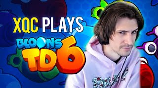 xQc Plays Bloons TD 6 - Can He Beat BLOONARIUS?! (With Chat)