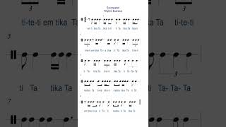 Syncopated Rhythm Exercise #musiclessons #rhythm