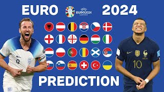 ⚽️Prediction on the EURO 2024 tournament, Germany, Football