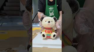 🐼Panda Ice cream cake パンダアイスケーキ Gâteau à la crème glacée panda #icecreammaker #subscribe #tiktok