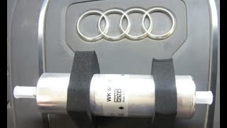 Replace Fuel Filter on Audi A6 C7 A4 Kraftstofffilter Diesel wechseln VCDS Diagnose