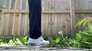 AIR JORDAN 4 "TECH WHITE" ON FEET REVIEW