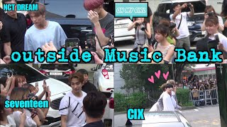 Outside Music Bank (Seventeen,  ITZY,  NCT DREAM,  CIX and more)