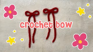 Quick Crochet Bow Tutorial for Newbies