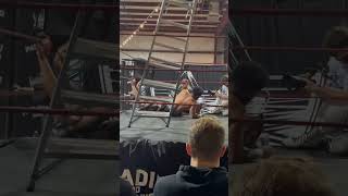 Sunset flip powerbomb #aew #wwe #niceguyandypodcast #wrestlingevent