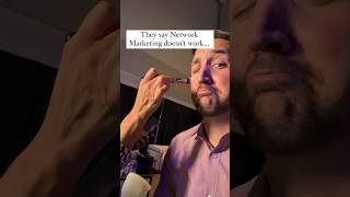 I don’t think I’ll ever get used to them putting makeup on me… 🤣 Network Marketing