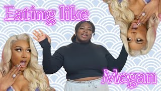 EATING LIKE MEGAN THEE STALLION FOR A DAY !!!!