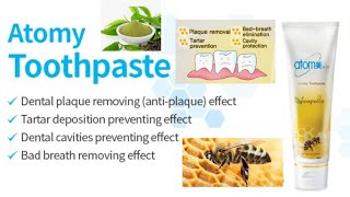 Atomy Toothpaste Benefits | Atomy Toothpaste Demo [ Propolis & Green Tea Extracts Toothpaste ]