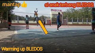 Warming up BLEDOS!!!! Dari Anak" Tim Bola Volly SMA 1 NGRAMBE