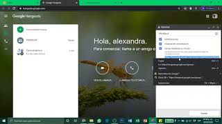 Videollamada con Hangouts