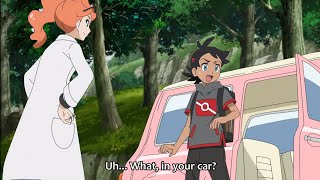 Go is afraid to go with Sonia 😂| Sonia driving the car Goh is afraid 😂| Pokémon journeys