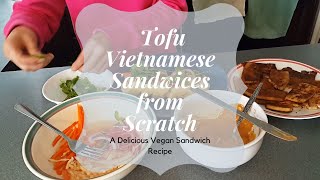 Tofu Vietnamese Sandwiches Banh Mi - A Delicious Vegan Recipe