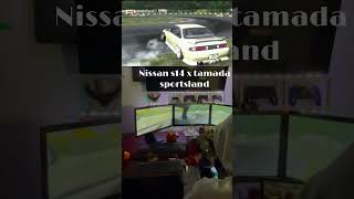 #shorts drifting a Nissan #assettocorsa #drift #s14 #youtube