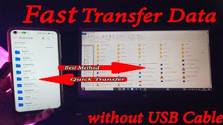 How to Transfer Mobile Data to Laptop without USB Data Cable