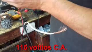 Casi termina mal 115 Volts  | NO LO INTENTEN EN CASA |