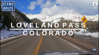 Scenic drive to Loveland Pass Colorado, US-6