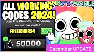 ⚠️December ⚡ REDEEM ⚠️ DANDY'S WORLD ROBLOX CODE 2024 -WORKING CODE DANDY'S WORLD December 2024🎁