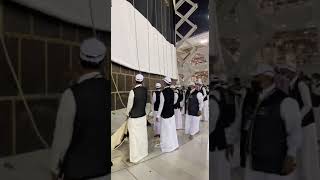 غلاف کعبہ منظر changing of the ghelaf Kaaba