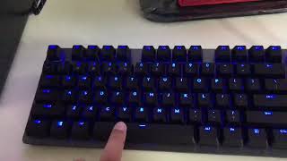 Logitech G512 Keyboard Red Switches ASMR