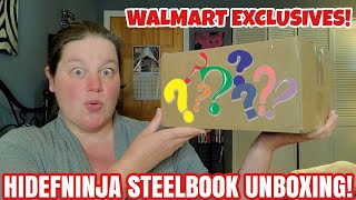 LET'S UNBOX A STEELBOOK PACKAGE FROM HIDEFNINJA!!! | Walmart Exclusive Steelbooks