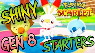 Shiny Gen 8 Starters Special Moves [Pokemon Scarlet]