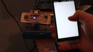 Testing: ESP8266 Controlling a DC motor over wifi websocket (android client)