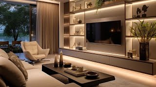 Modern Living Room TV Cabinet Design 2024