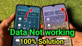 Mobile data on but internet not showing | mobile data not working samsung | Samsung Data limit issue