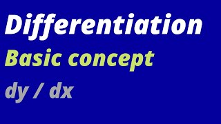 Basic differentiation 