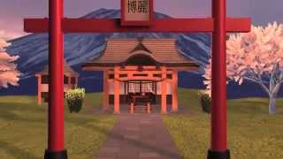 3D Model - Shinto Shrine (Hakurei Shrine)