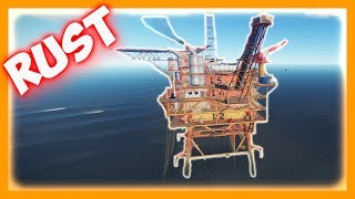 RUST - Большая нефтевышка. Соло рейд. Гайд