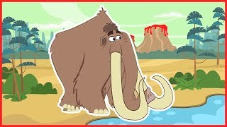 The Awesome Woolly Mammoth | Dinosaur Song For Kids | With Sing Along Lyrics