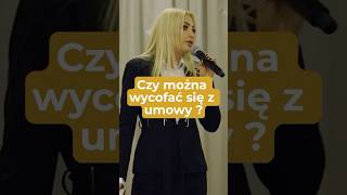 Czy można wycofać się z umowy? #nieruchomości #mieszkanie #lokal #umowa #klient