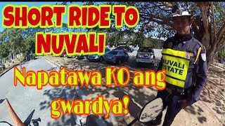 Short Ride to Nuvali || Napatawa KO ang Guard!@mairomotourvlog1976